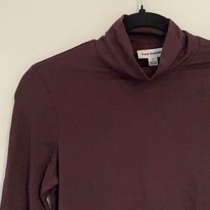 Frank & Oak Burgundy Long Sleeve